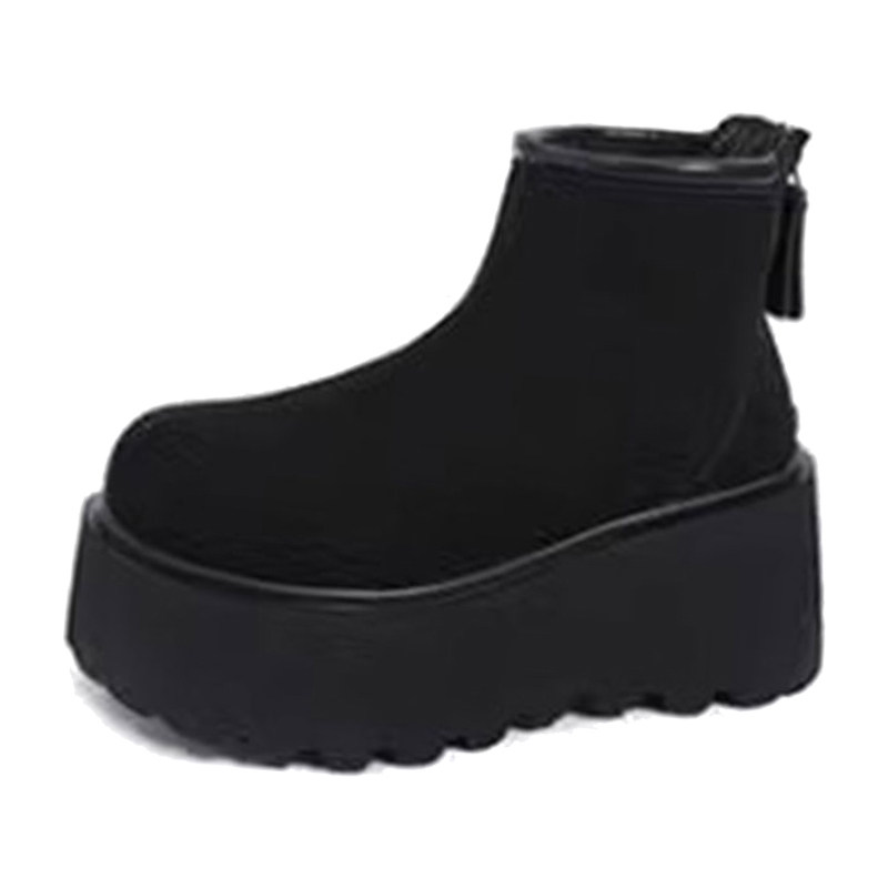 时尚雪地靴女2025新款冬季加绒加厚保暖棉靴厚底增高短靴子大棉鞋,淘宝优惠券,粉丝福利购,淘宝优惠卷