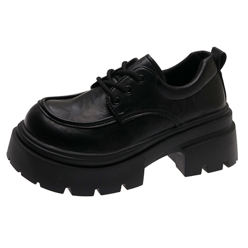 松糕厚底系带乐福鞋女鞋2026新款春季松糕英伦风小皮鞋复古jk单鞋,淘宝优惠券,粉丝福利购,淘宝优惠卷