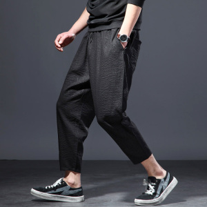 夏季宽松休闲冰丝超薄运动裤