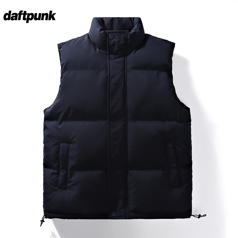 男生立领羽绒棉衣马甲秋冬纯色简约百搭工装外套女潮保暖马夹坎肩,淘宝优惠券,粉丝福利购,淘宝优惠卷