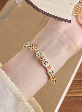 [春意晚]新中式足银999.9手镯