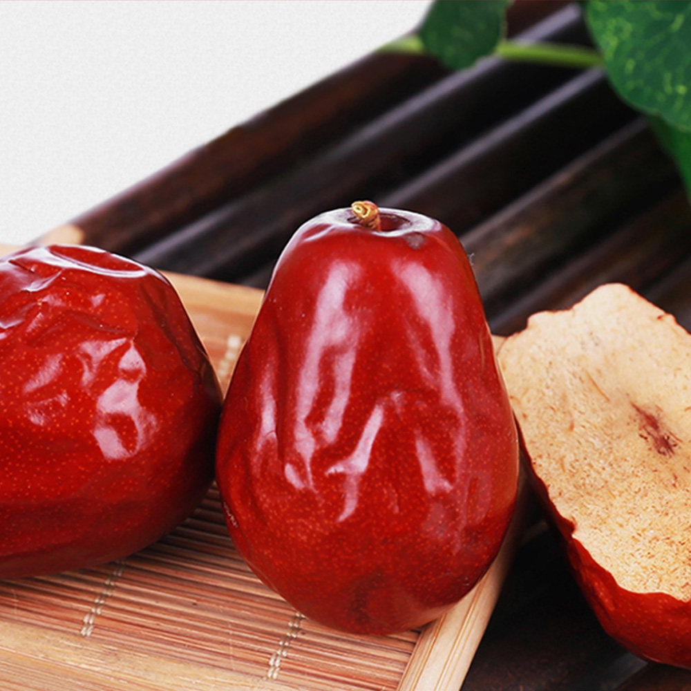 狗头枣陕西特产新品陕北延安清涧大红枣六星特等500克*2袋零食