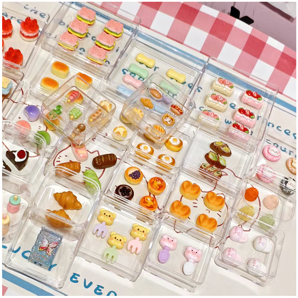 小鼻嘎捏捏模具 卡通食玩模具合集 手工翻模石膏捏捏乐硅胶模具 - 图0