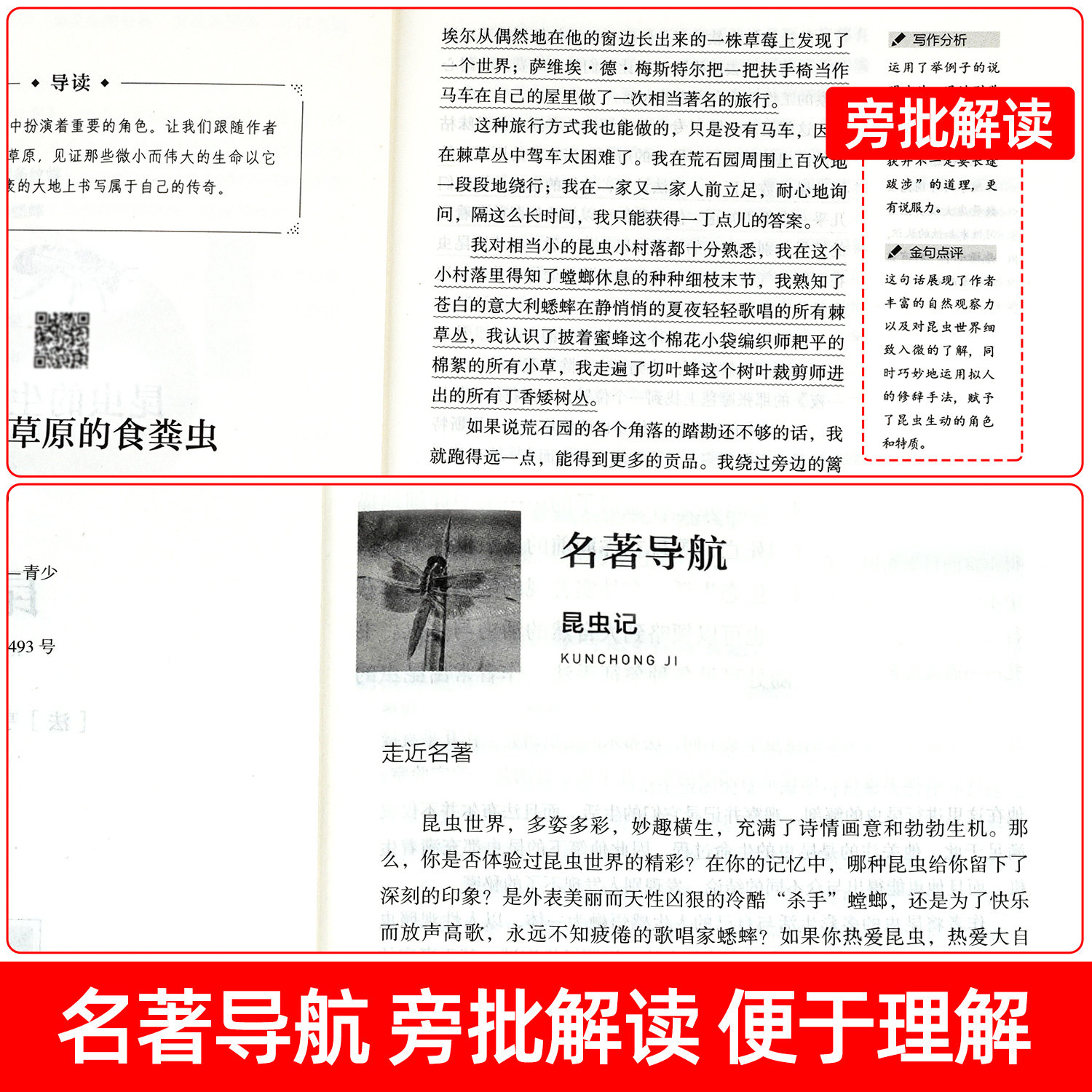 经典常谈朱自清和昆虫记正版原著 八年级下册必读书课外阅读名著无删减完整版初二中学生8配套人教版教材语文课本阅读课外书籍读物,淘宝优惠券,粉丝福利购,淘宝优惠卷