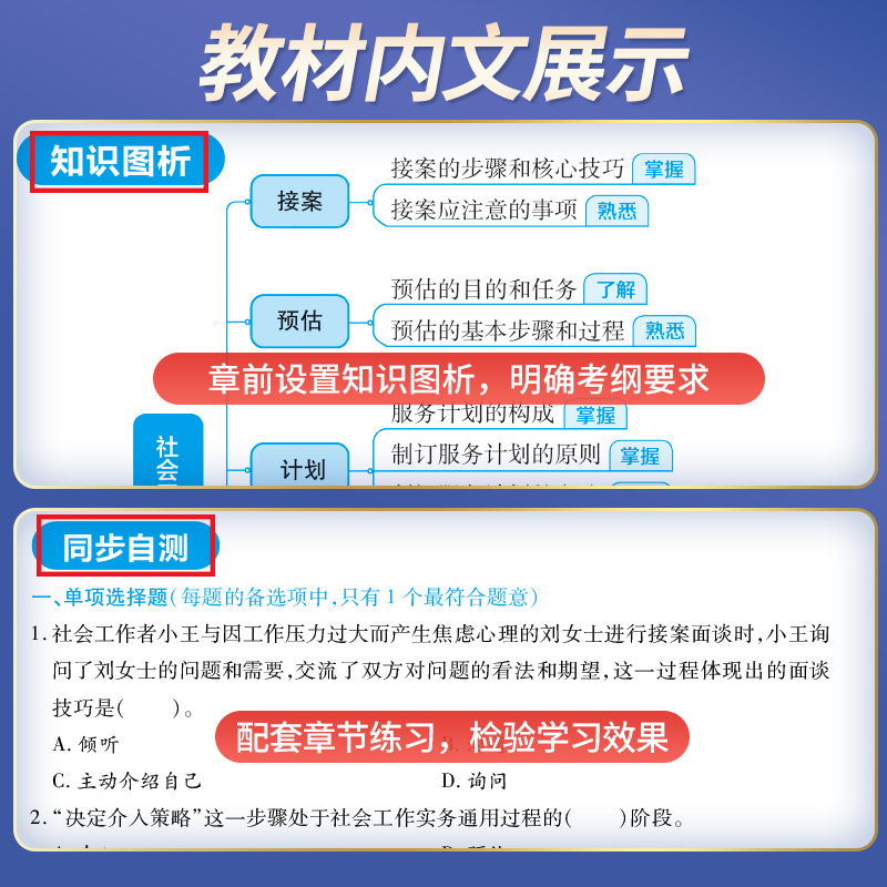 天一官方正版社工证初级考试教材2024社会工作实务和综合能力历年真题试卷题库社会工作者2024年全国职业水平助理社工师中国出版社-图0