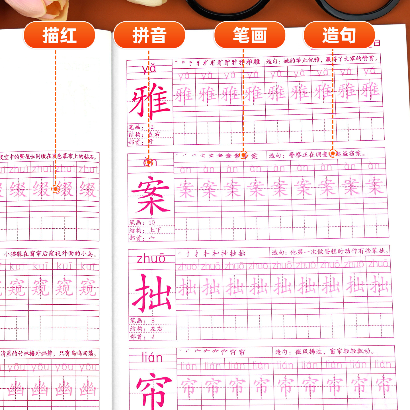 2026秋六年级上册新课堂笔记练字帖人教版六上语文字帖课本同步练字帖6年级上小学生专用钢笔生字帖学期练字教材写字暑假作业衔接