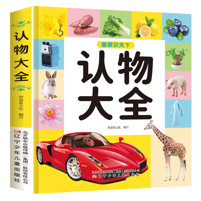 认物大全儿童早教启蒙书儿童绘本婴幼儿启蒙认知早教书0到3岁2岁宝宝益智书籍一岁半宝宝看的书图书书本识字卡片两三岁看图识物 - 图3