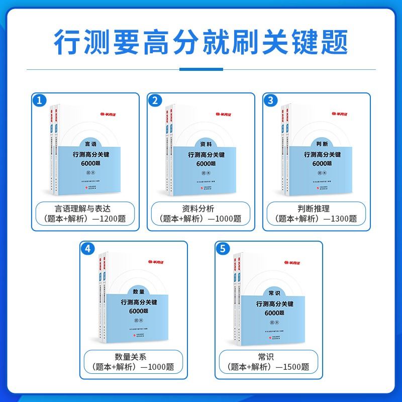 半月谈国考公务员考试2024行测5000题行政职业能力测验6000题2024考公教材刷题言语理解常识判断推理资料分析数量关系山东贵州江苏 - 图1