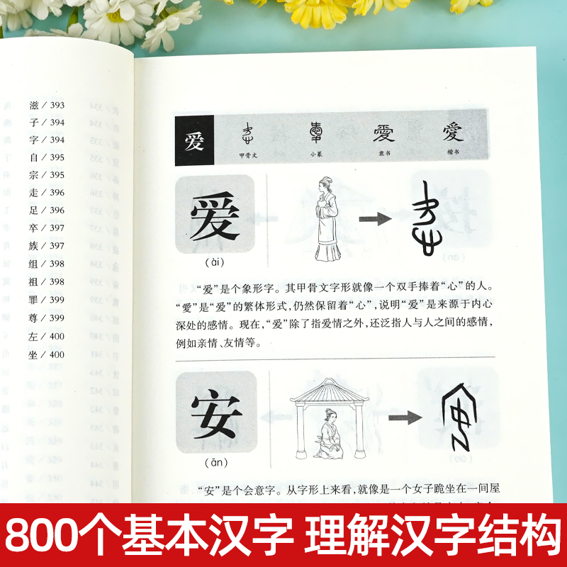 说文解字许慎详解注音版 汉字演变图解书 给孩子的汉字王国正版一二年级小学生少儿图文字典解词 儿童认字书详解 图解典籍里的中国 - 图1