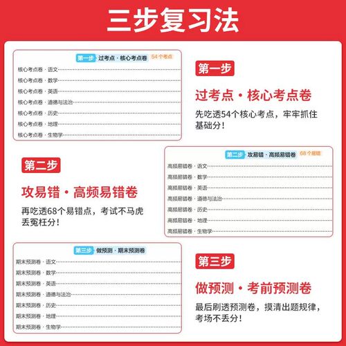 2026春一本初中期末逆袭卷七年级八年级下册期末冲刺试卷测试卷全套人教版初中语文数学英语政治历史地理初一初二同步训练考前冲刺 - 图0