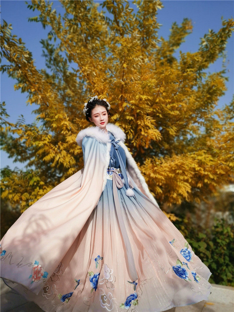 陛下兰他惜原创汉服九天玄女仙斗篷 陛下兰他惜汉服