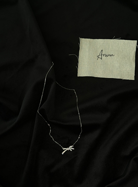 Arwen studio ｜白色情书 925纯银镀18K金满钻锁骨链精致轻奢百搭