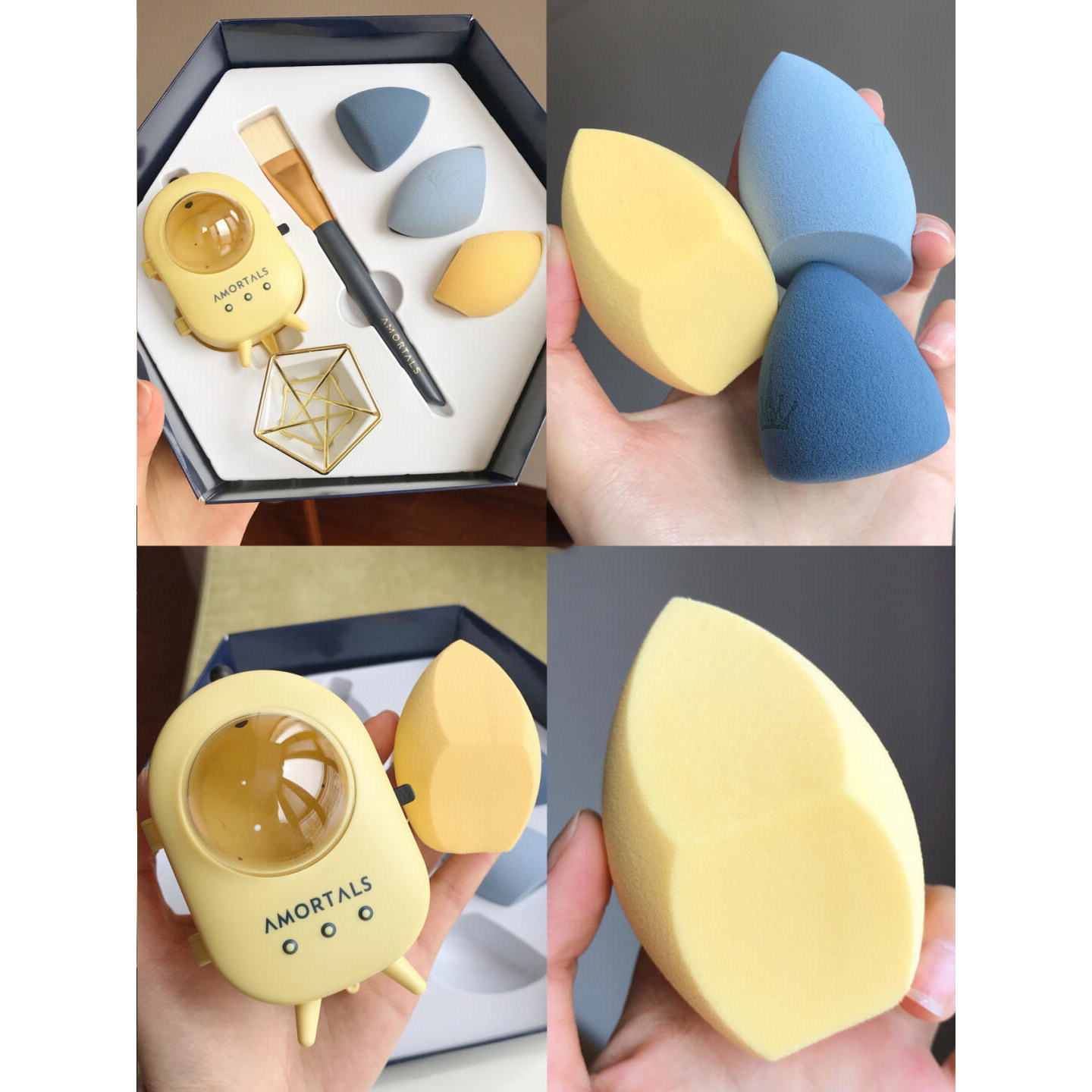 介么大的套盒~尔木萄星球美妆蛋海绵蛋不吃粉柔软粉扑干湿粉底刷,淘宝优惠券,粉丝福利购,淘宝优惠卷