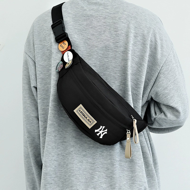 潮牌联名单肩包胸包男士斜挎男款运动休闲2025新款夏季手机腰包女,淘宝优惠券,粉丝福利购,淘宝优惠卷