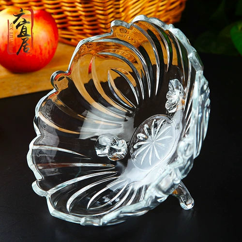 六宜居 Европейская стиль стеклянная вода пластинка современная гостиная простые творческие семена кофейного столика дыня сухость фруктовая конфетка дома