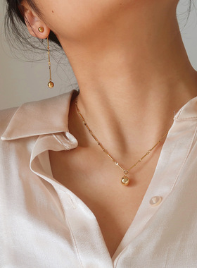studio项链女轻奢小众设计感高级颈链春季新款百搭锁骨链配饰