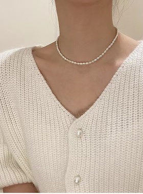 项链珍珠珍珠百搭女高级感项链