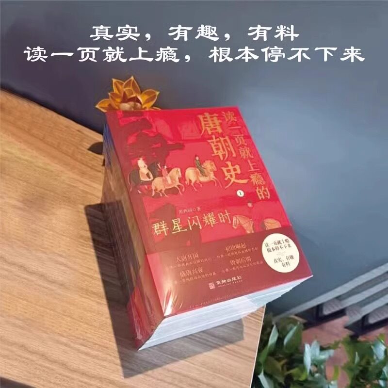 读一页就上瘾的唐朝史全4册 JST大唐开工 初唐崛起 盛唐兴衰 到唐朝后期 从兴起到灭亡 时间线完整全面细致的再现了大唐兴亡全过程