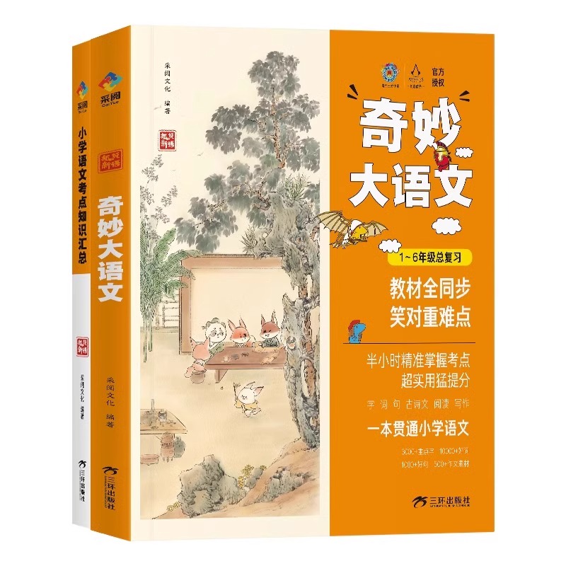 抖音同款 奇妙大语文1-6年级总复习全套2册狐说新语 小学生一二三四五六年级课外教辅书小学语文考点知识汇总阅读理解答题技巧训练 - 图3