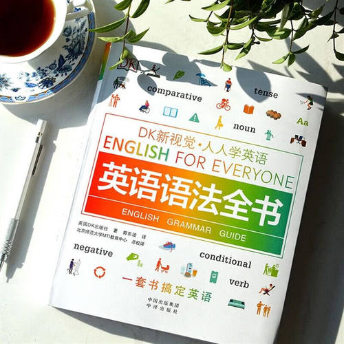 DK新视觉人人学英语英语语法全书 学生英语学习托福雅思出国留学零基础入门自学语法知识大全语法训练词汇短语动词习语阅读手册 - 图0