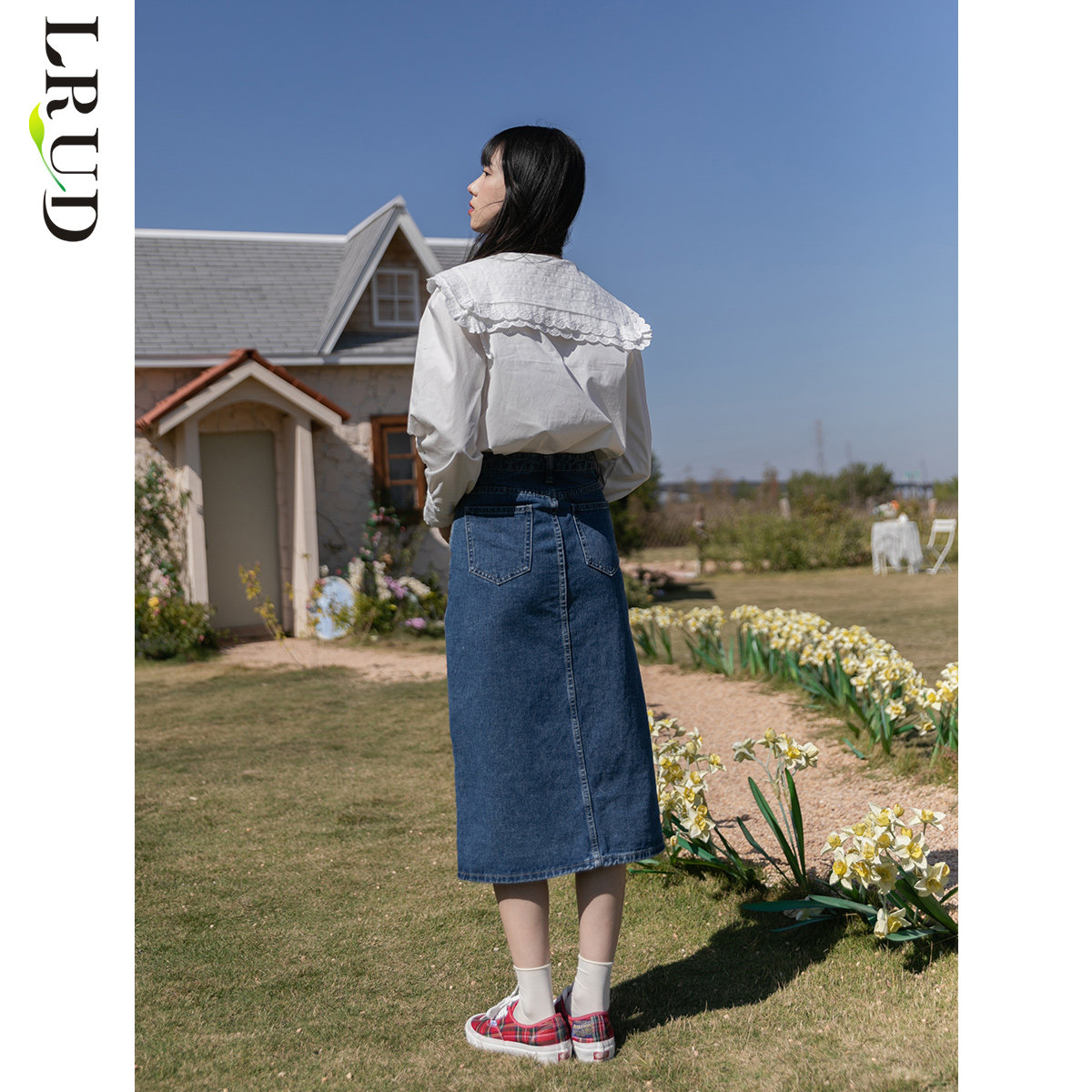 lrud女春装2022年新款韩版半身裙 lrud半身裙