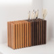 Solid wood grille multi-slot knife holder countertop knife holder kitchen