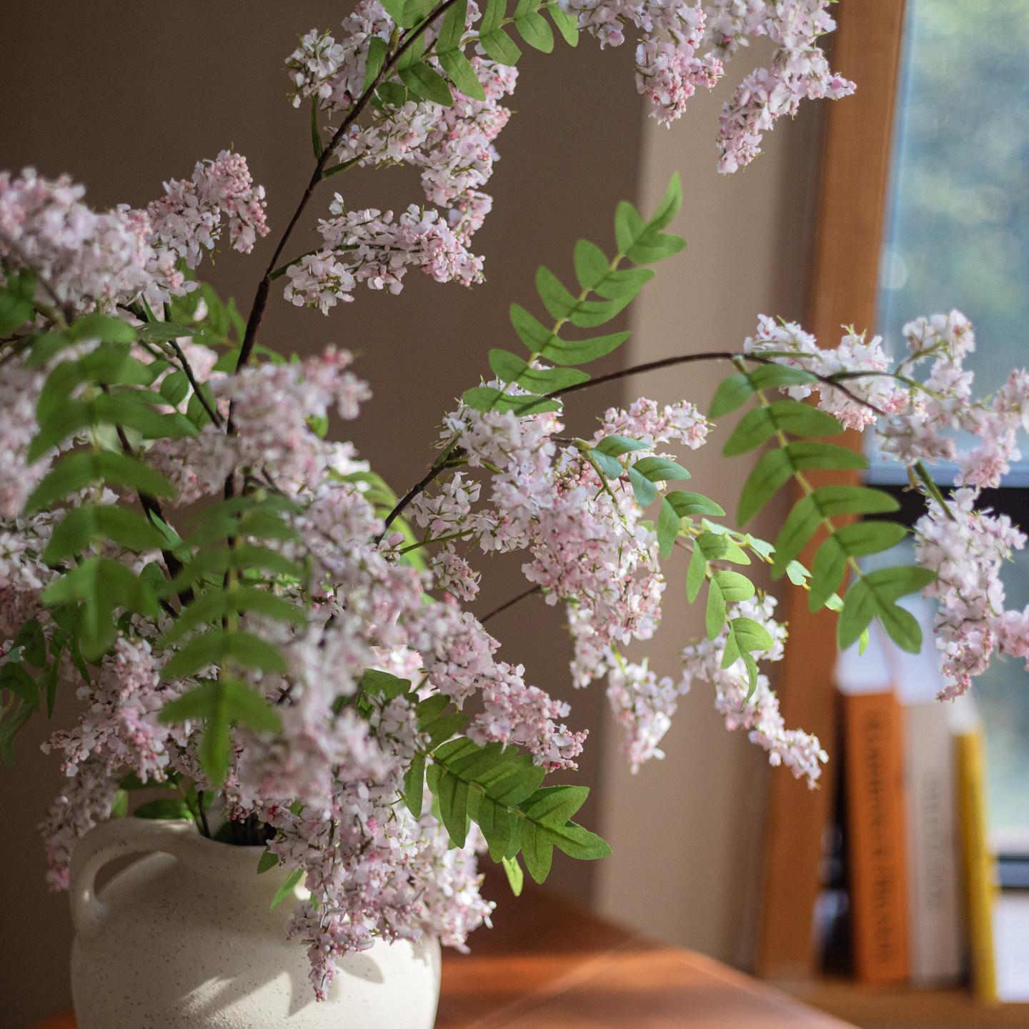 掬涵高档轻奢仿真花槐蕊假花摆设客厅餐桌花艺装饰花仿生花束摆件,淘宝优惠券,粉丝福利购,淘宝优惠卷