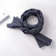 Autumn and winter striped Japanese style men's scarf
