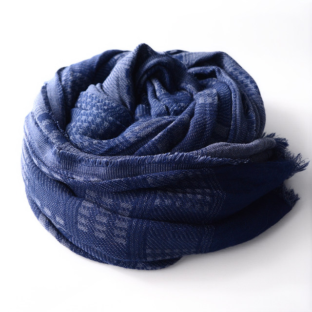 Autumn and winter double-sided Japanese style men's scarf