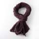 Pleated cotton and linen casual scarves for men and women