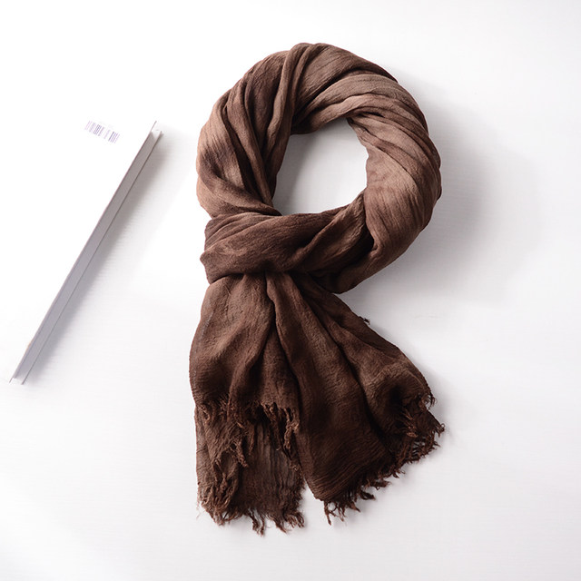 Autumn and winter retro personalized Japanese men's and women's Korean style scarves