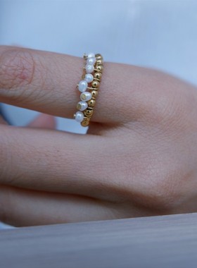 游七月女天然珍珠小众手工制作