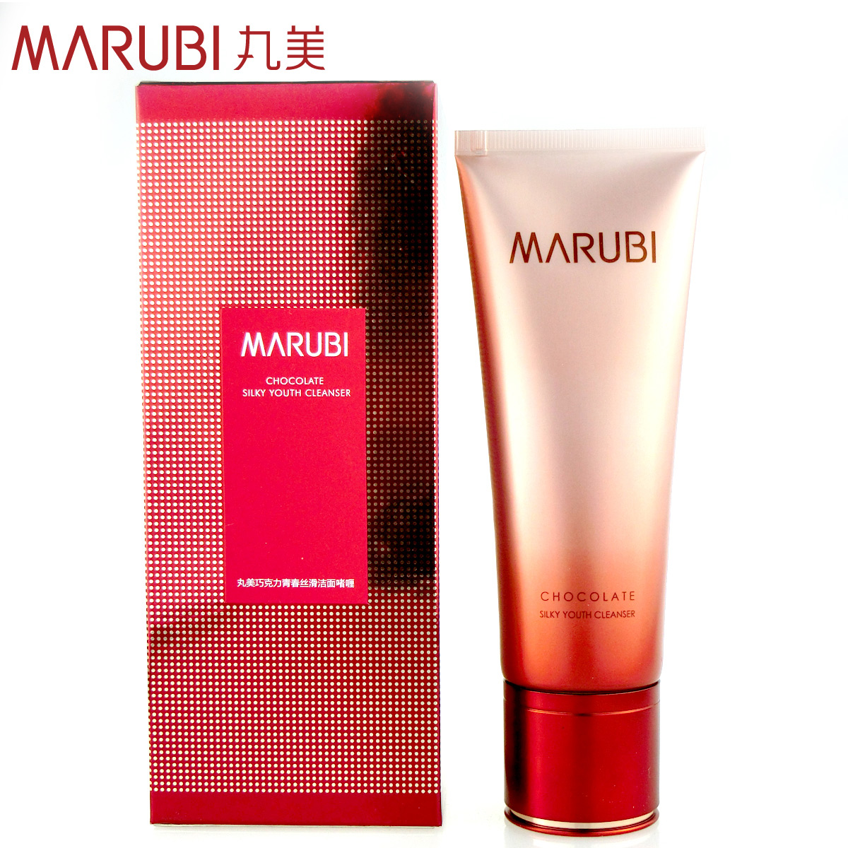 marubi丸美红动专卖店丸美巧克力青春丝滑洁面啫喱深层清洁保湿抗初老官网正品3