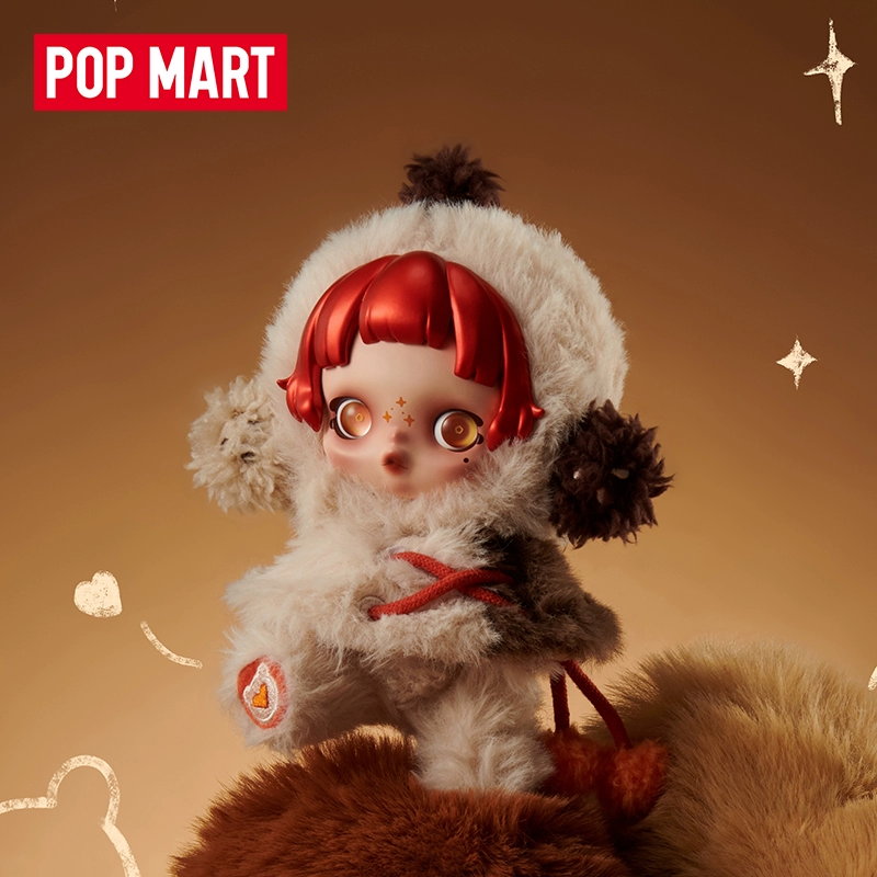正版现货POPMART泡泡玛特SKULLPANDA冬日乐章毛绒公仔盲盒礼物 - 图1