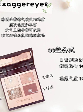 CT四色眼影明眸枕边话大地色