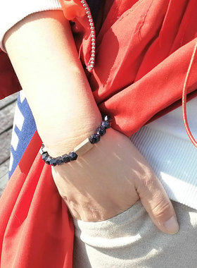 小众琉璃原创设计风星空蓝砂石