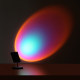Living room projection sunset sofa atmosphere floor lamp