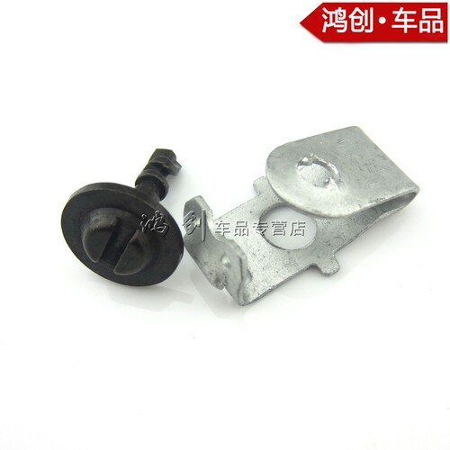 奥迪A4A4LA5C6A6L发动机下护板螺丝钢铁片变速箱护板夹子卡扣卡子 - 图0