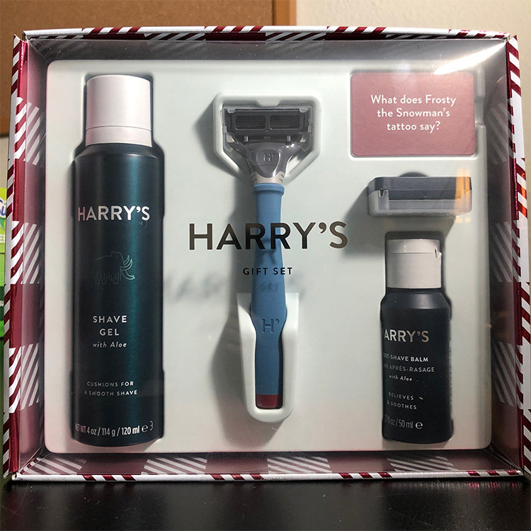 国内现货美国原装Harry's手动剃须刀刮胡刀情人节生日啫喱礼物_虎窝淘