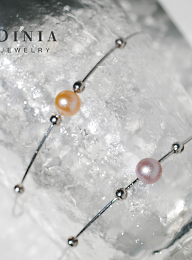 戴妮雅手工制作925淡水珍珠手链