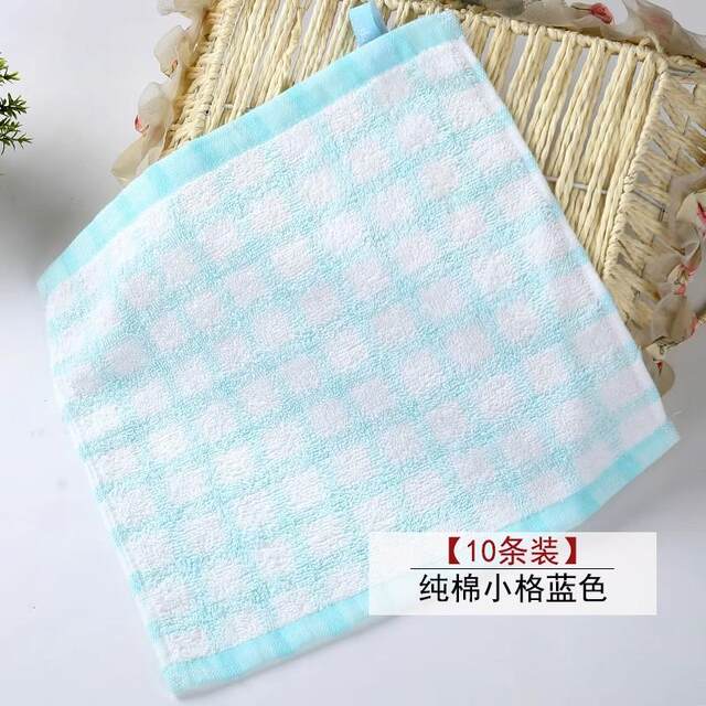 Home use cotton hand towel with lanyard for kindergarten