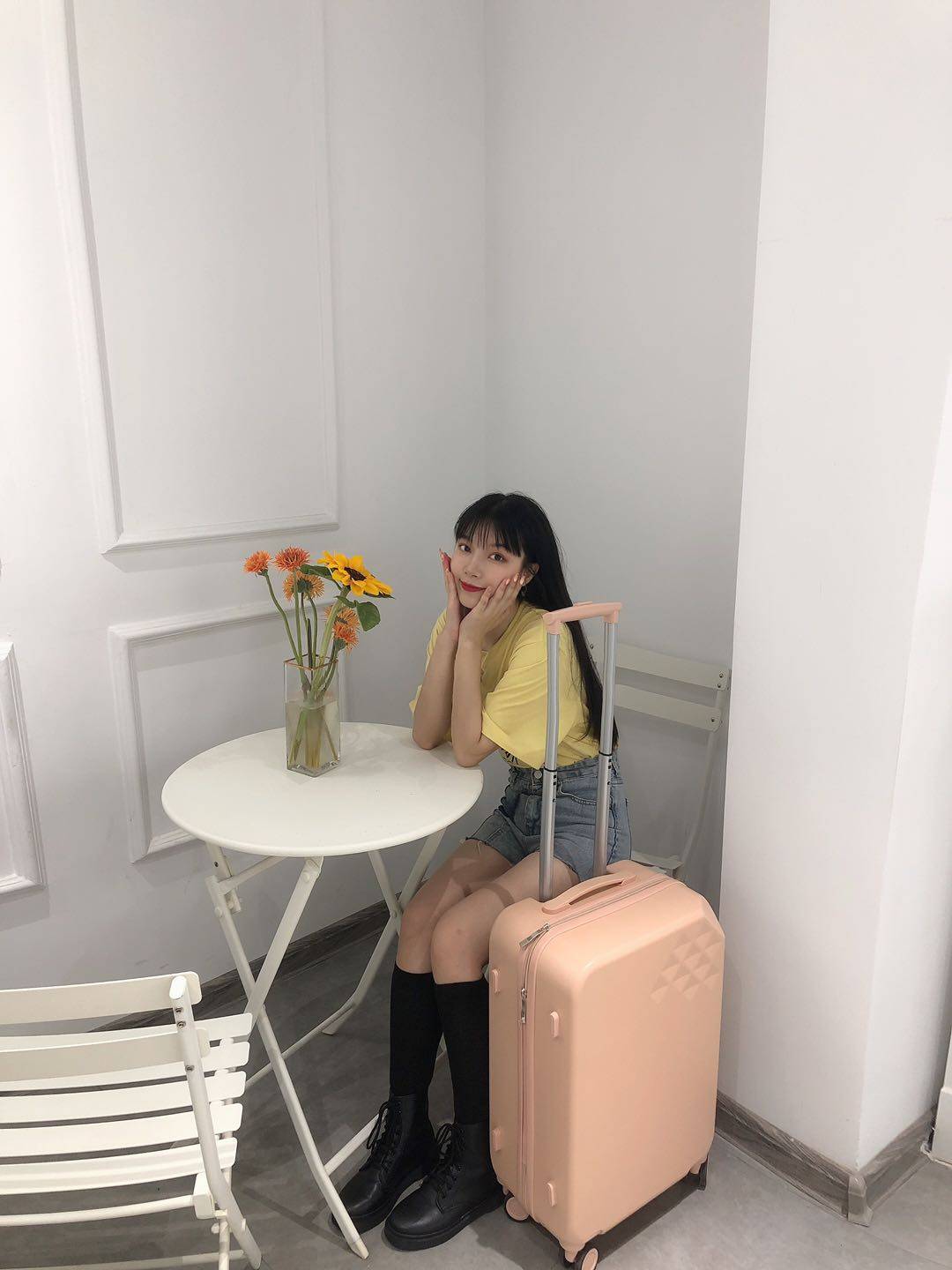 ins网红韩版男女糖果色登机箱子 kingtrip旅行箱