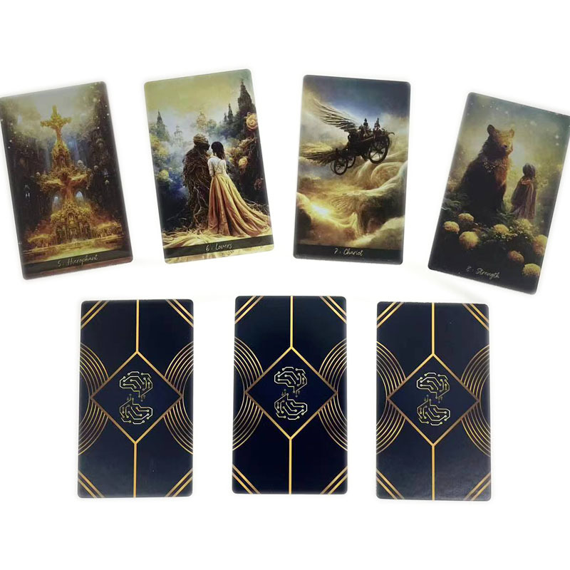 Golden Journey Tarot-Luxury Edition金色旅程卡牌版12x7cm英文-图0