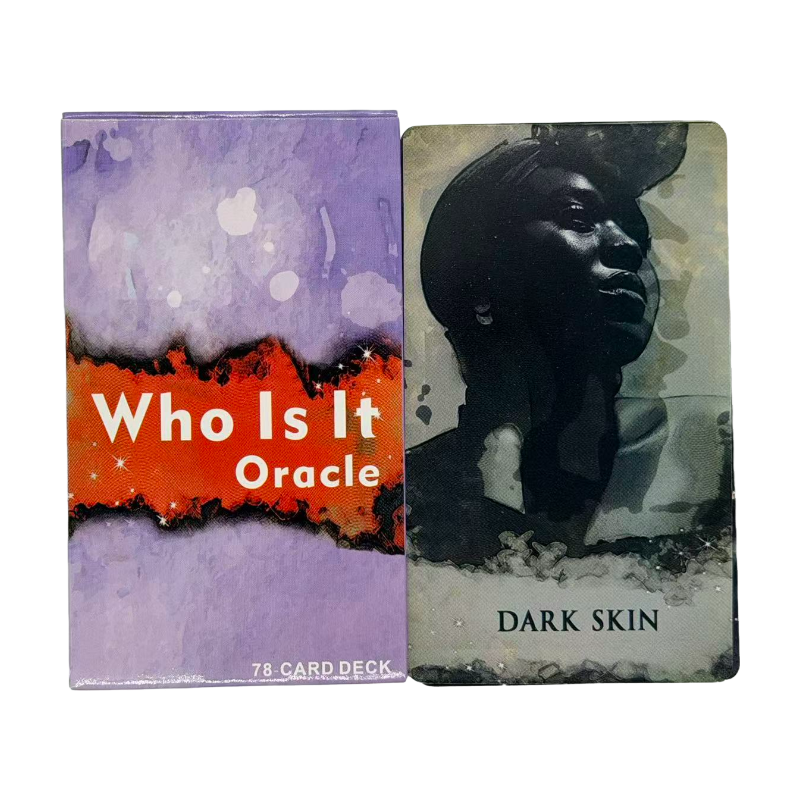 是谁神谕卡Who Is It Oracle 78张 10X6cm左右 英文卡牌 无说明