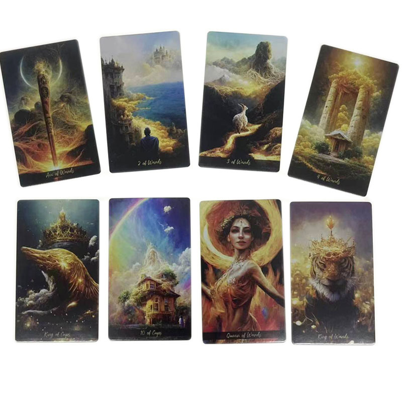 Golden Journey Tarot-Luxury Edition金色旅程卡牌版12x7cm英文-图2