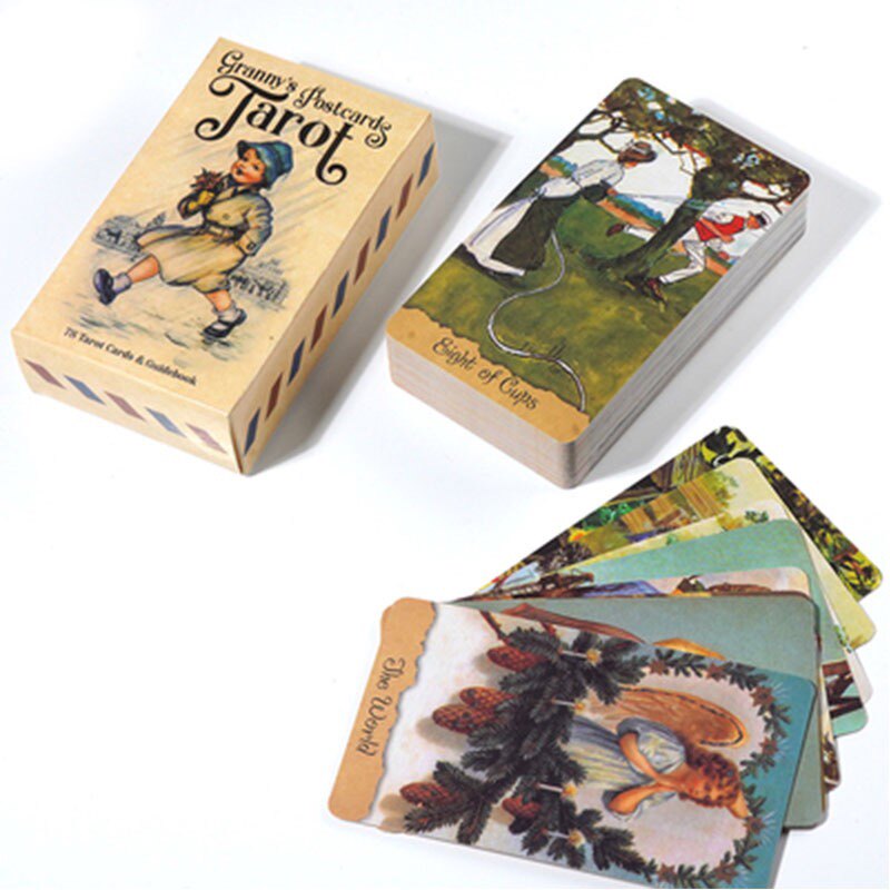 英文Granny’s Postcards Tarot奶奶的明信片塔罗牌卡牌 游戏