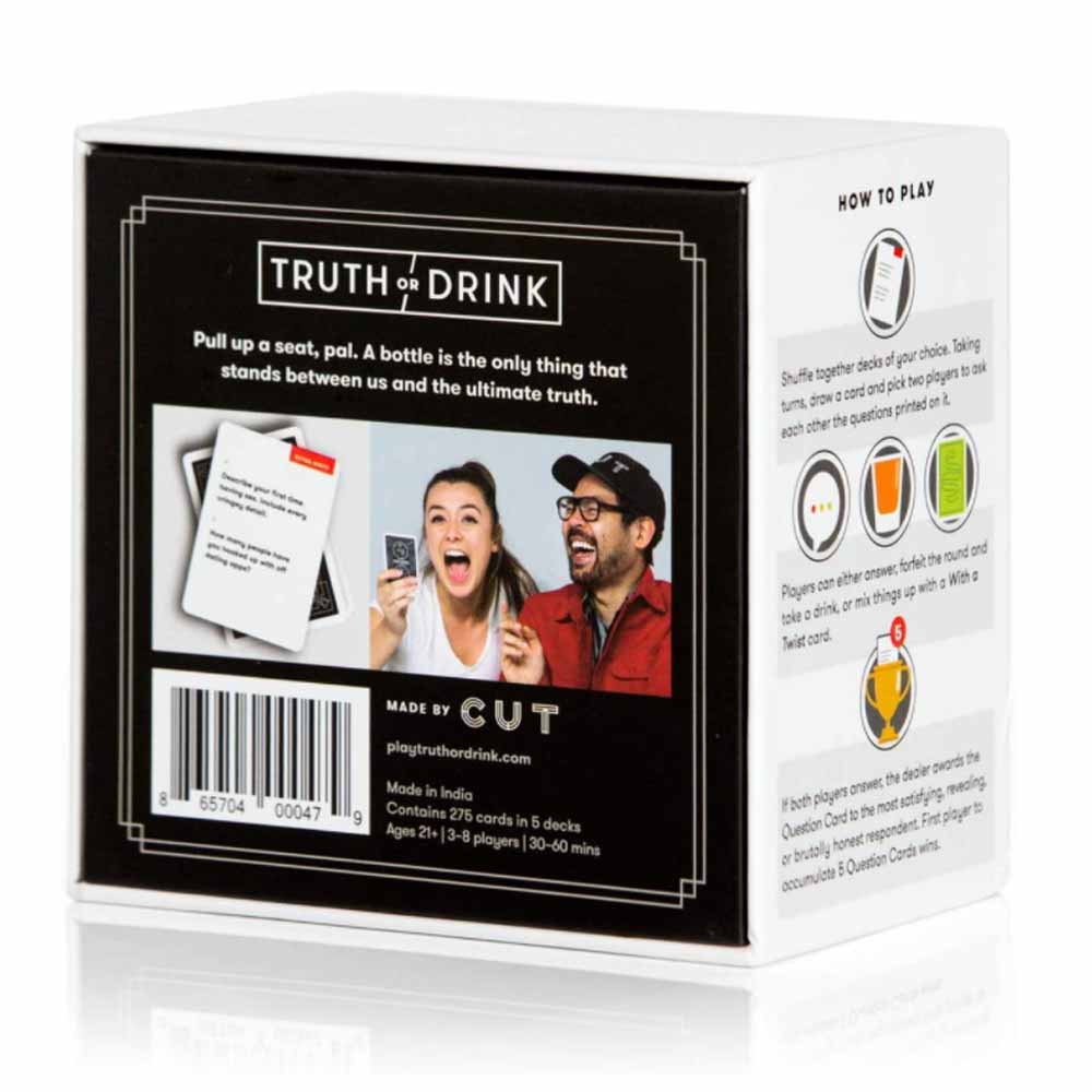 Truth or Drink Card Adult Party Game真心话或者喝酒成-图2