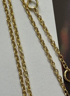 黄铜镀金材质浪漫与时尚并存的樱桃项链优雅气质 金色链子毛衣链