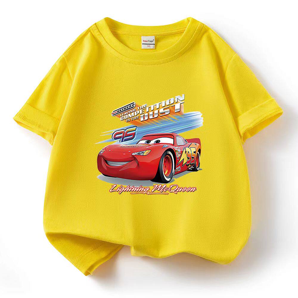 Round neck casual short-sleeved cartoon other