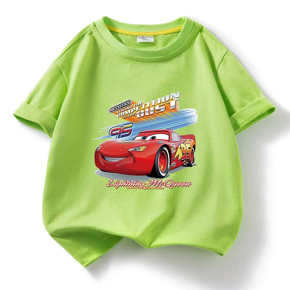 Round neck casual short-sleeved cartoon other
